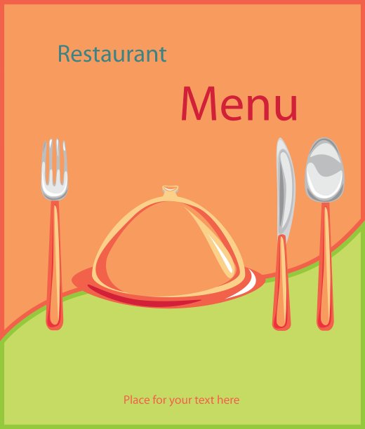 餐厅菜单背景图片下载