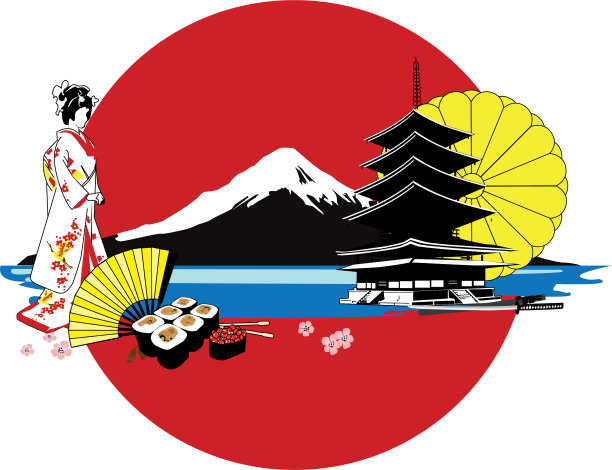 日本文化背景图片下载