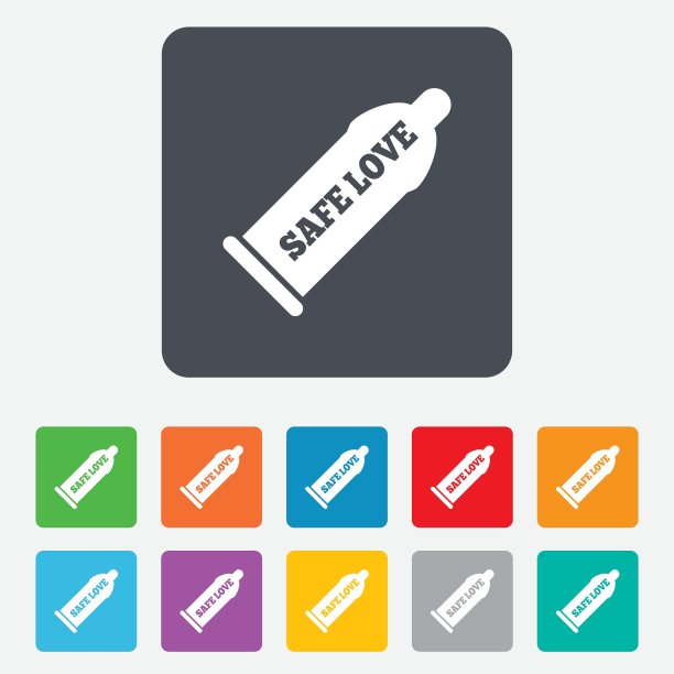 安全套安全性标志标志避孕屏障图片下载