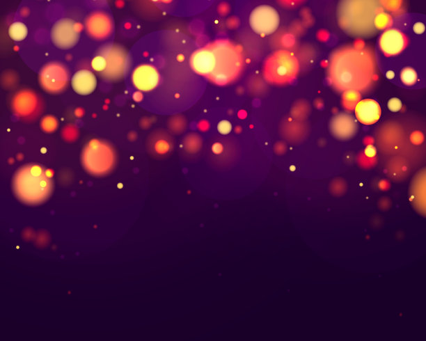 五颜六色的光散景图片下载