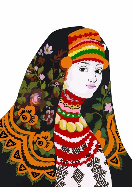 艺术东方服饰设计图片下载