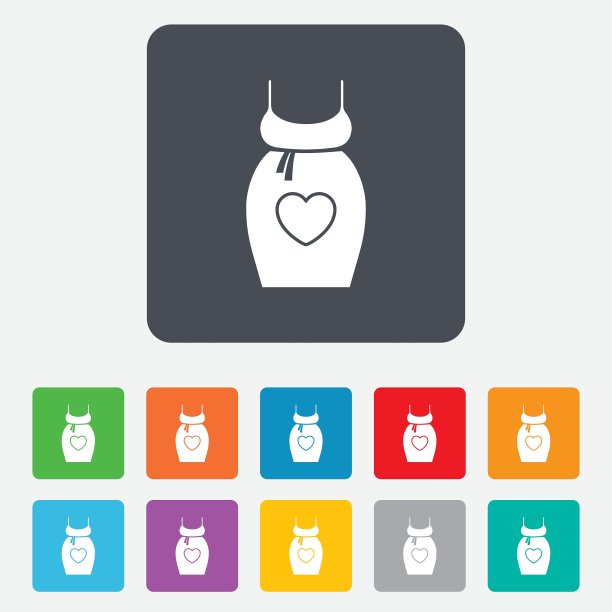 孕妇服装标志图标孕妇象征图片下载