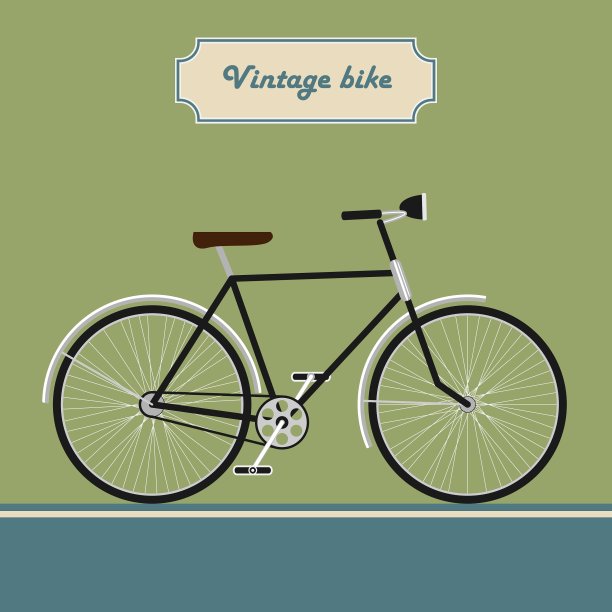 古董自行车图片下载