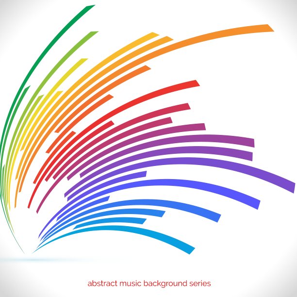 彩色条纹背景图片下载