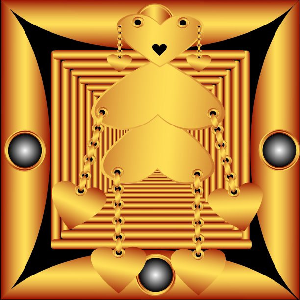 漂亮的金色背景图片下载