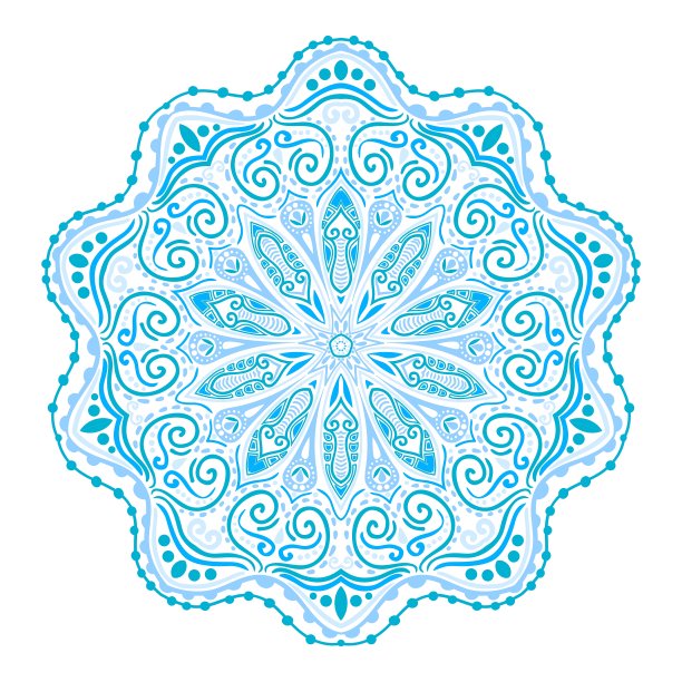 装饰性的圆形花边图案圆形背景图片下载