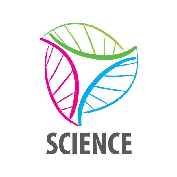 DNA标志以多色花的形式呈现图片下载