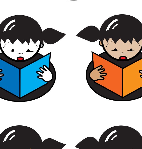 女孩的书图片下载