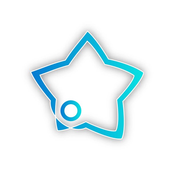 程式化的花卉设计元素图片下载