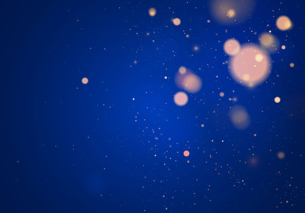 蓝色光散景图片下载