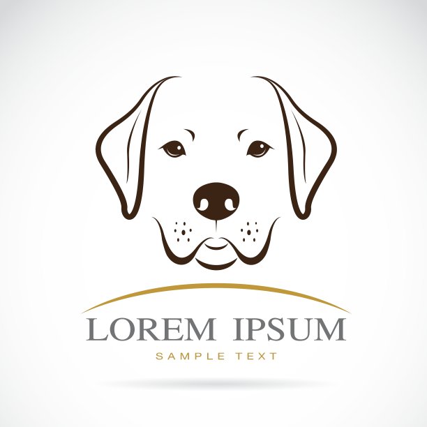 拉布拉多犬的形象图片下载