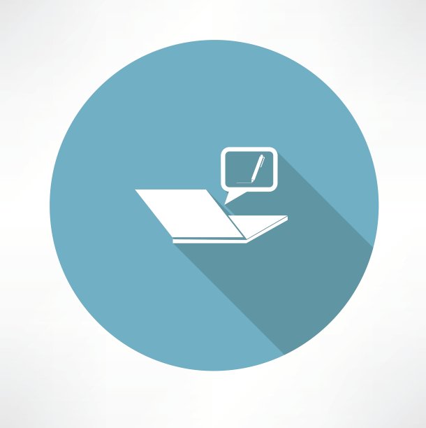 在笔记本上键入图标图片下载