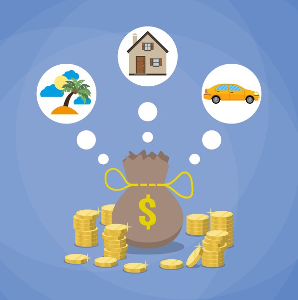 投资节约未来规划理念图片下载