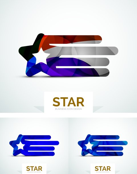 抽象色彩标志设计图片下载