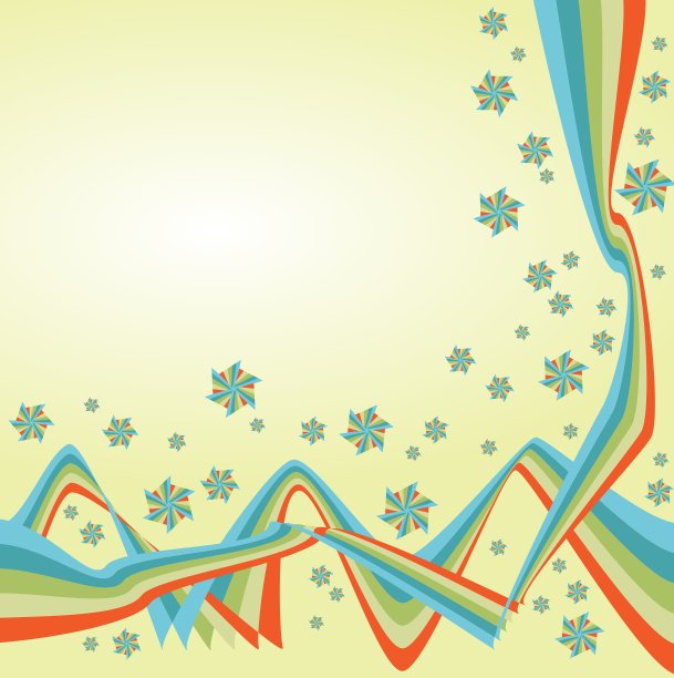 抽象的波浪背景图片下载