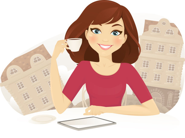 在咖啡馆图片下载