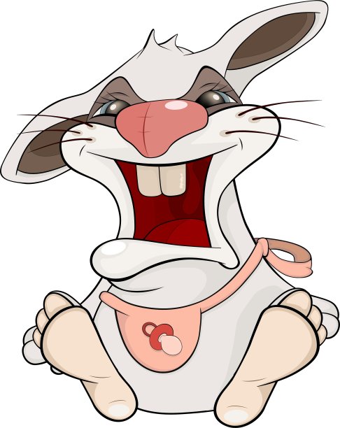 快乐的兔子图片下载