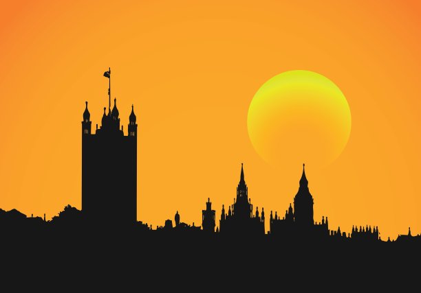 日落在威斯敏斯特图片下载