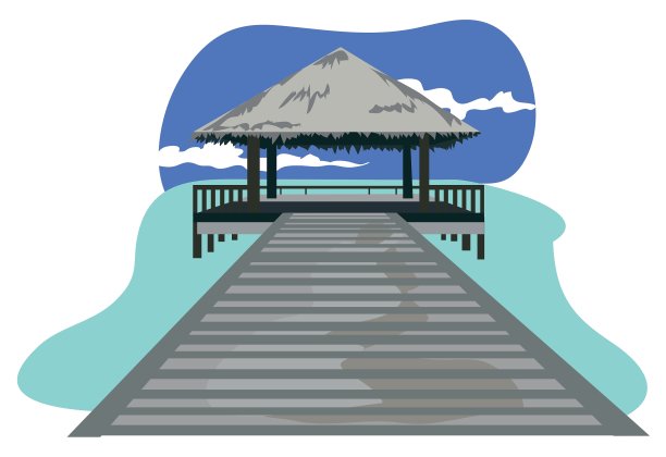 海滩度假胜地图片下载