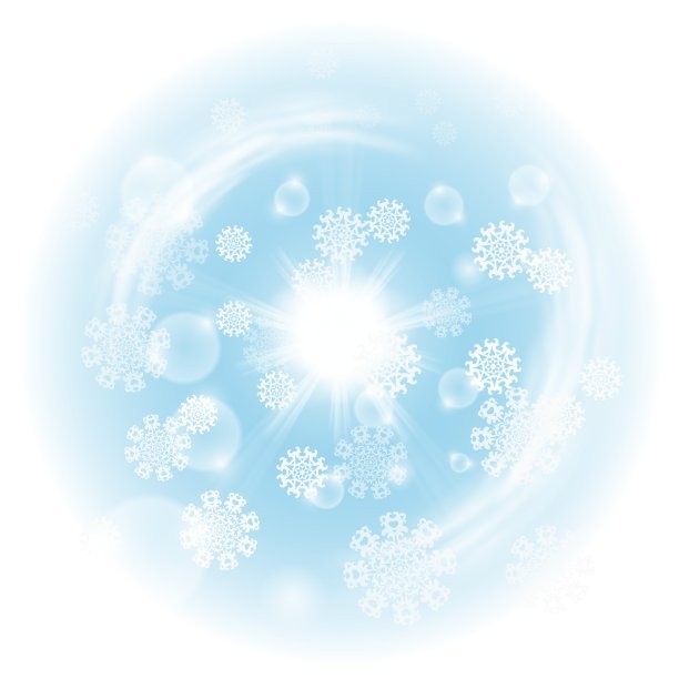 冬日晴天背景图片下载