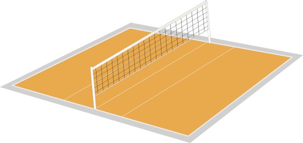 排球地面图片下载