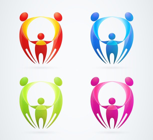 牵手的家庭理念图片下载