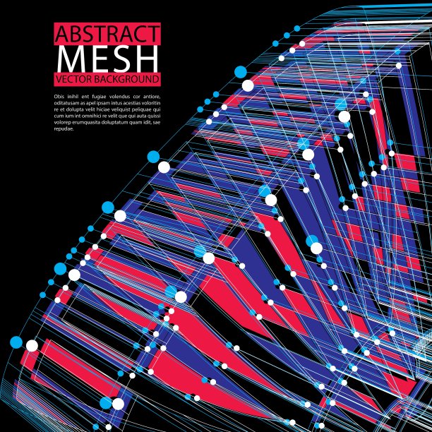 摘要网格模板的技术主题图片下载