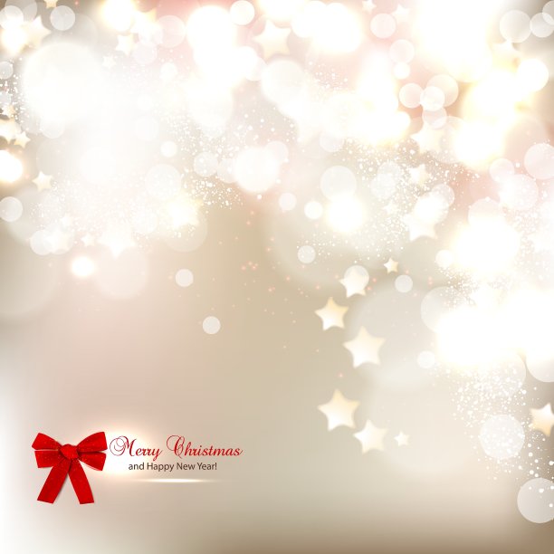 优雅的圣诞背景与星星和地方图片下载