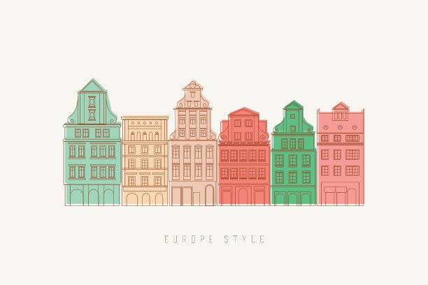 欧洲城市背景图片下载