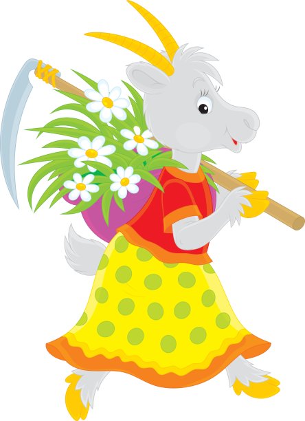 山羊与镰刀图片下载