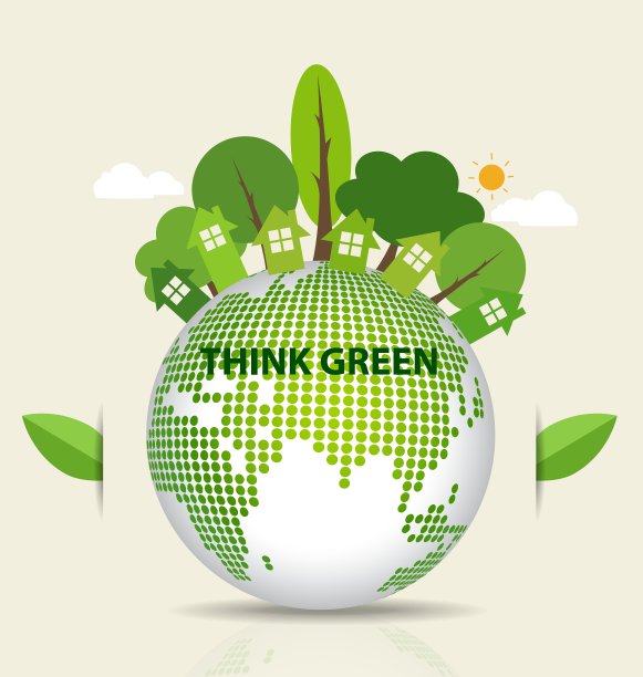 绿色环保地球图片下载