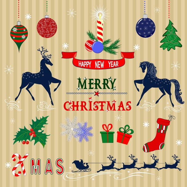 圣诞装饰品图片下载