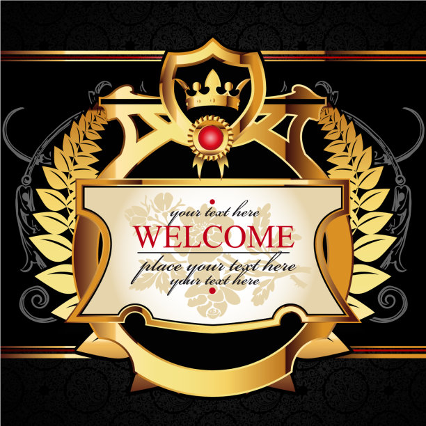 金色的框架图片下载