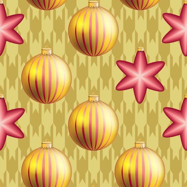 新年图案与圣诞球闪闪发光和图片下载