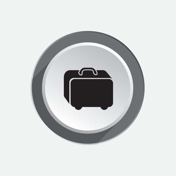 行李图标，用于机场旅行的手提行李图片下载