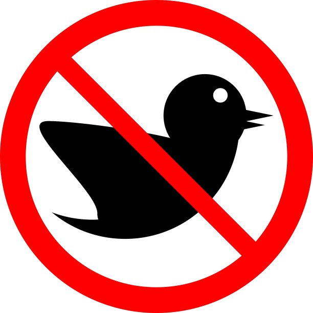 没有鸟标志图片下载