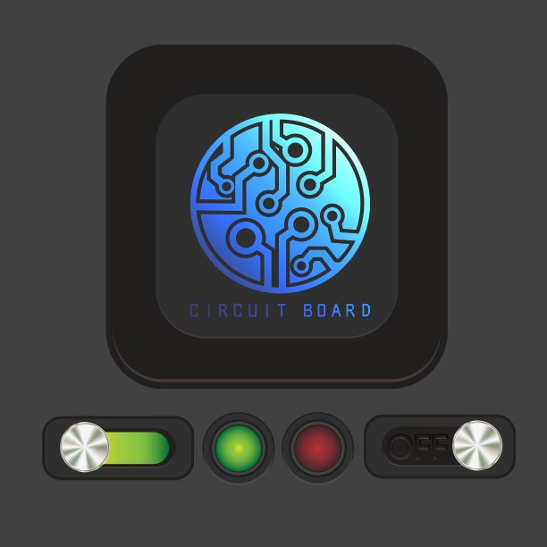 电路板标志图标技术方案符号图片下载