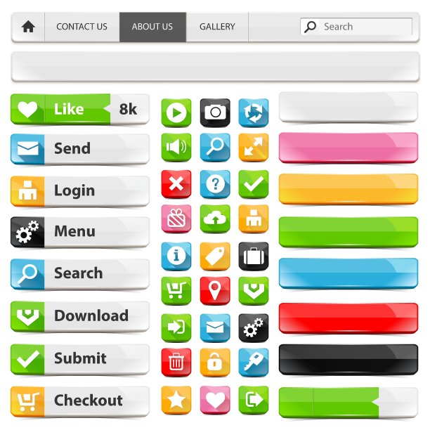 网页设计元素集图片下载