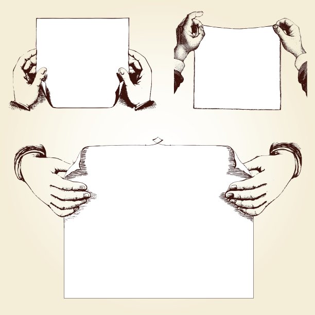 复古的手图片下载