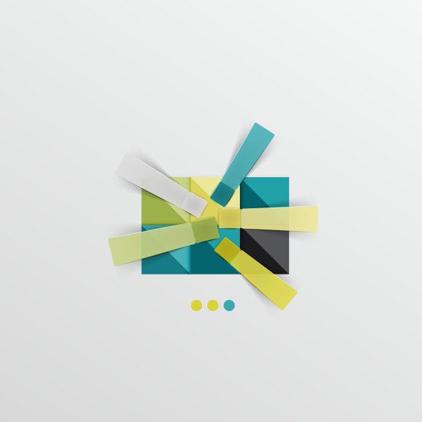 现代抽象几何信息横幅图片下载