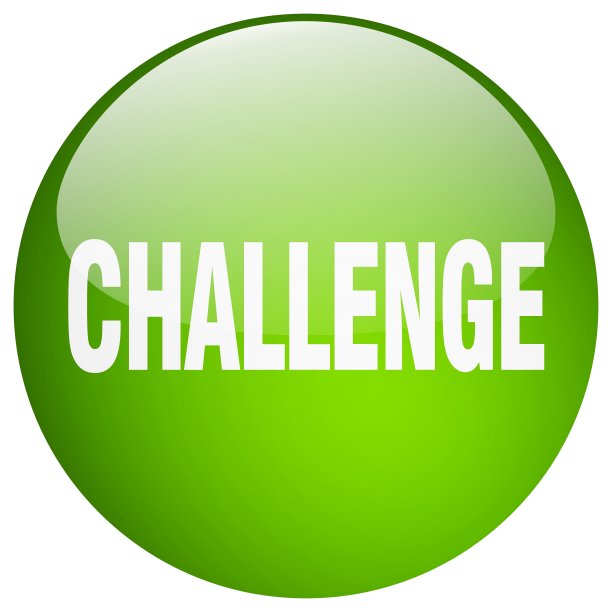 挑战绿圆凝胶孤立按钮图片下载