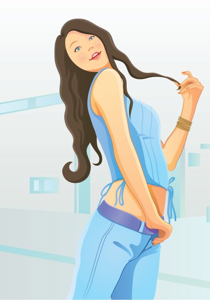 性感嘻哈女孩图片下载