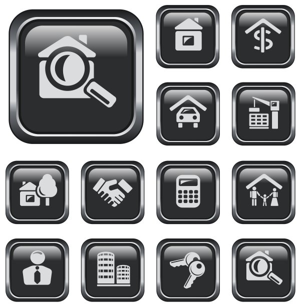 房地产的按钮图片下载