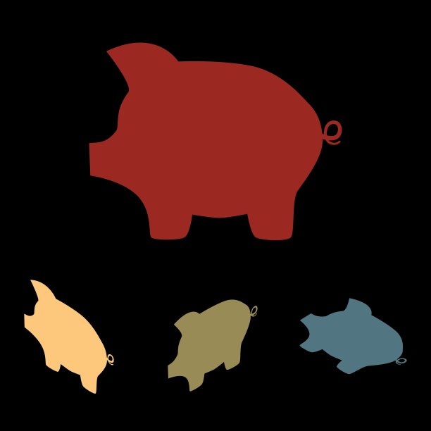 猪钱图标图片下载