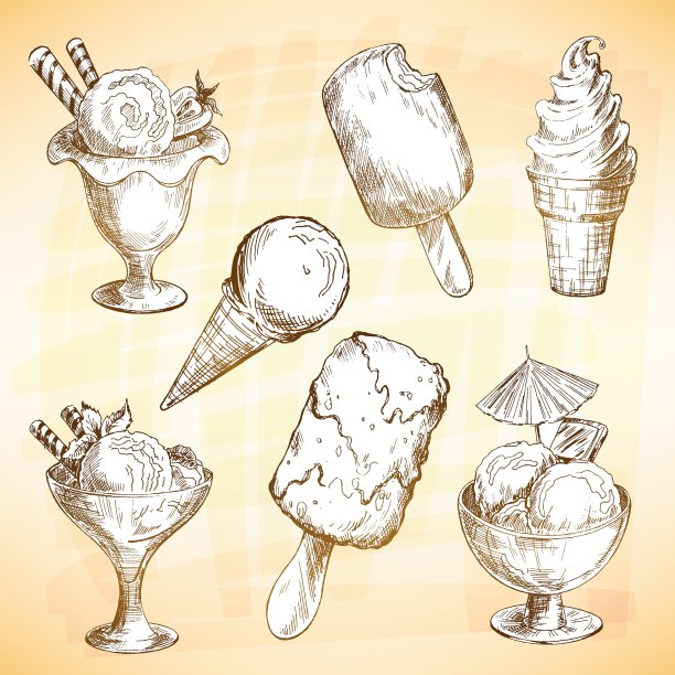 冰淇淋集图片下载