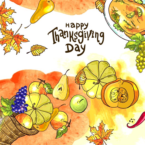 感恩节的食物图片下载