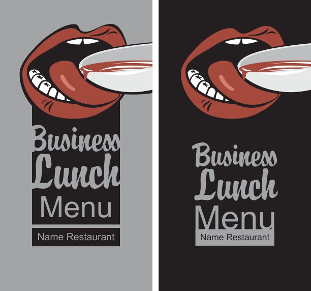 商务午餐菜单图片下载