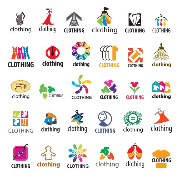 大量标志服装图片下载