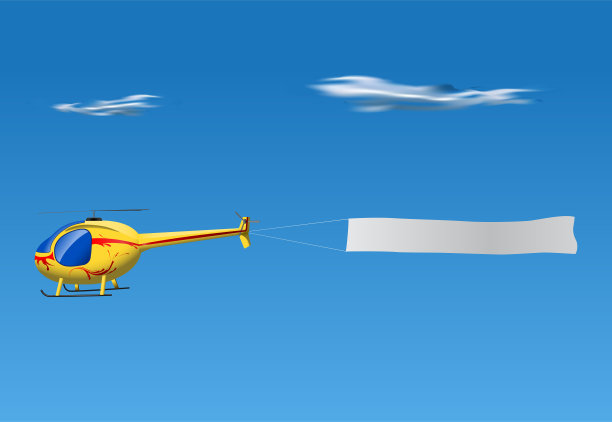 直升机的横幅图片下载