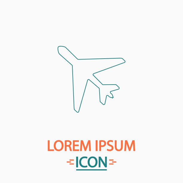 飞机计算机符号图片下载